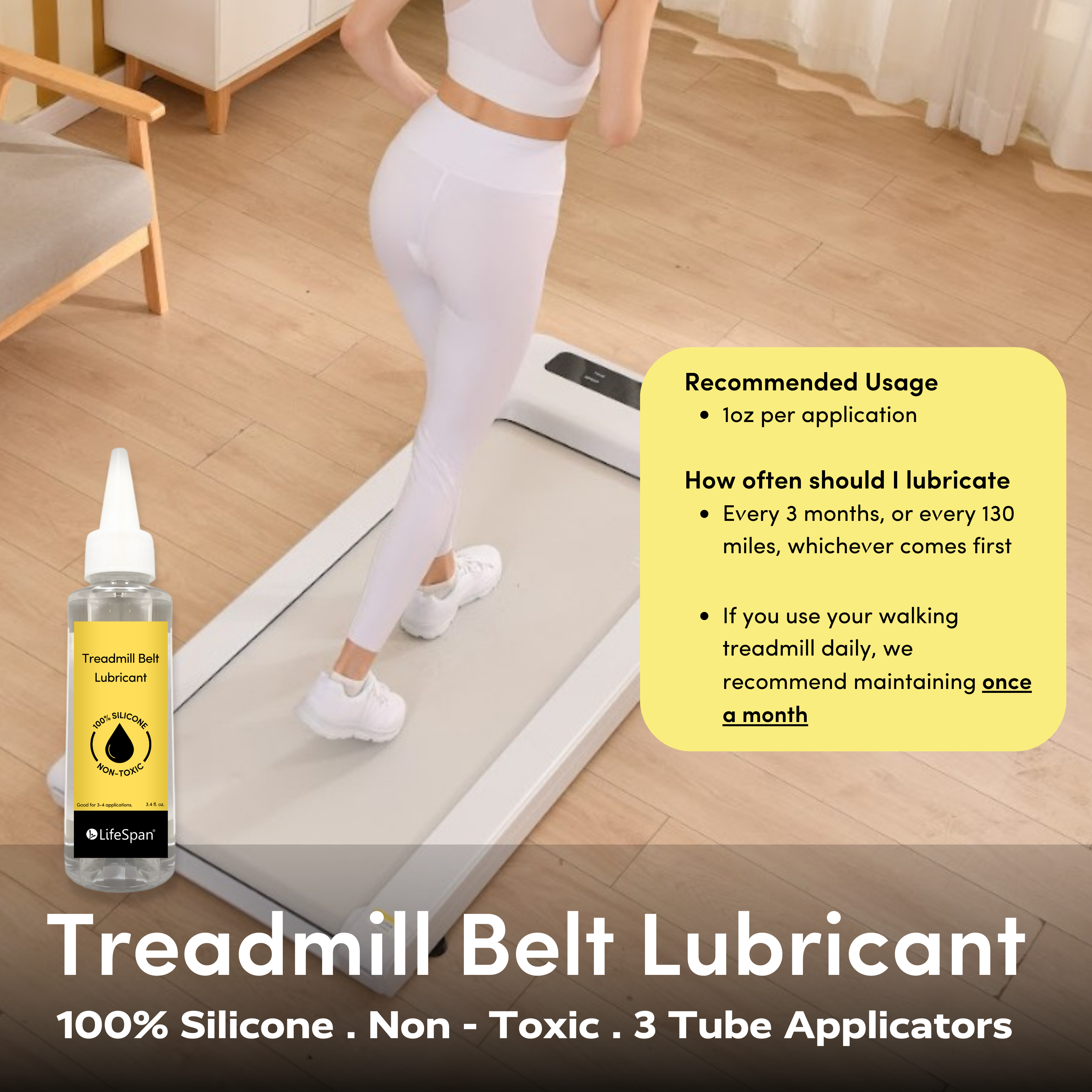 Treadmill Lubricant | Treadmill Maintenance | Belt Lubricant LifeSpanFitness Treadmill Lubricant | Treadmill Maintenance | Belt Lubricant LifeSpanFitness