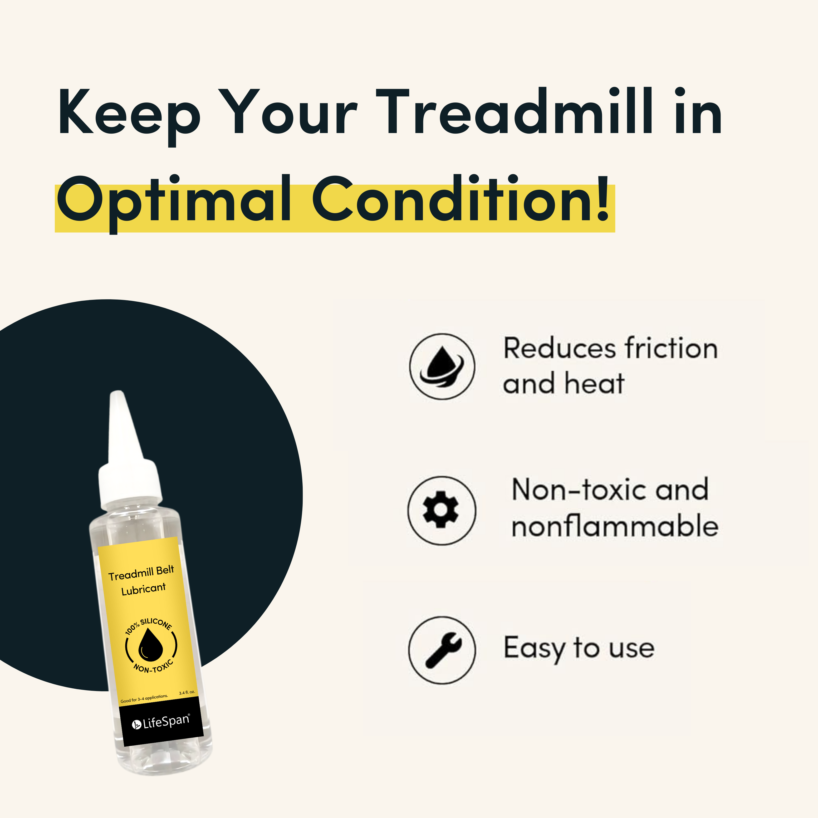 Treadmill Lubricant | Treadmill Maintenance | Belt Lubricant LifeSpanFitness Treadmill Lubricant | Treadmill Maintenance | Belt Lubricant LifeSpanFitness