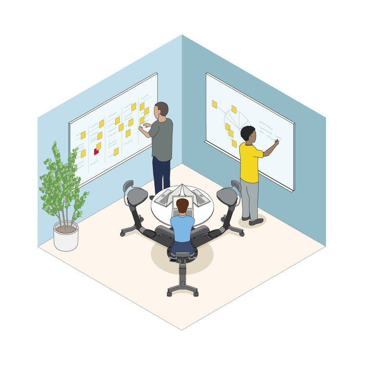 Huddle Style Layout Huddle Space | LifeSpan Business